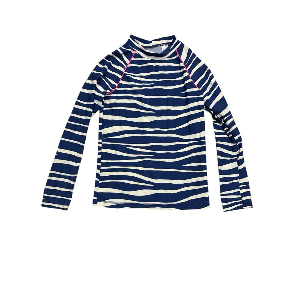 Boden Girls Sunsafe Patterned Rash Guard Swimsuit